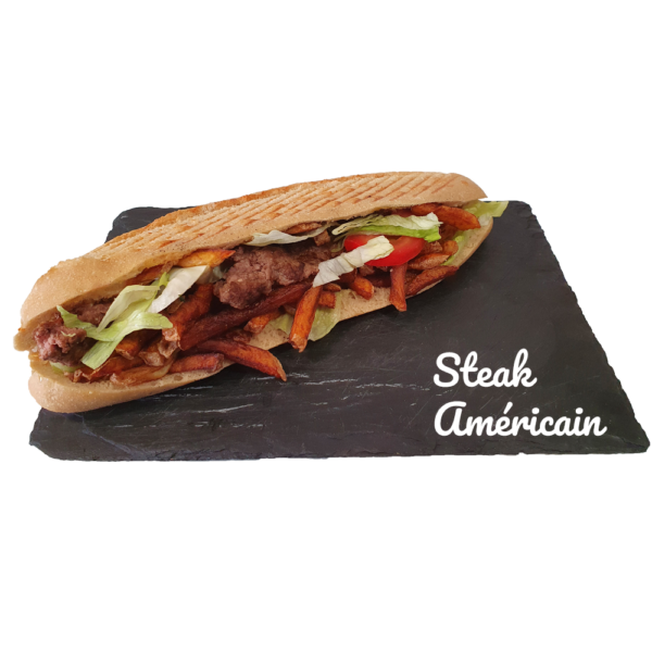 sandwich steak americain l'emporter restaurant-snack à Evenos entre Ollioules et le Beausset