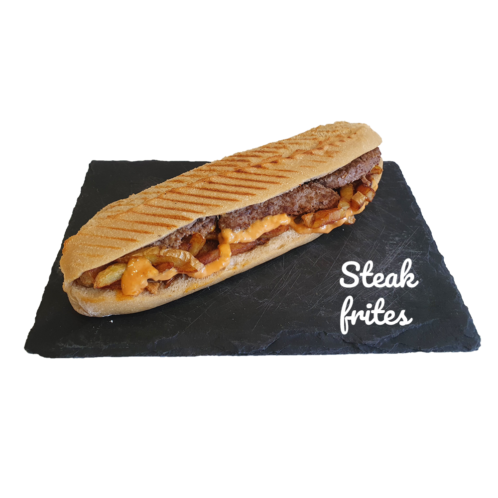 sandwich steak frites l'emporter restaurant-snack à Evenos entre Ollioules et le Beausset
